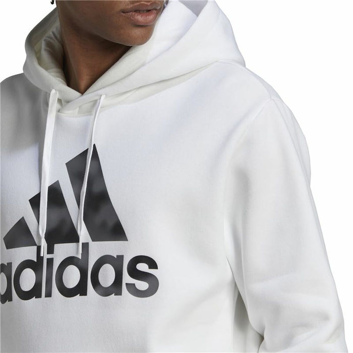 Hanorac cu Glugă Bărbați Adidas Essentials Camo Alb