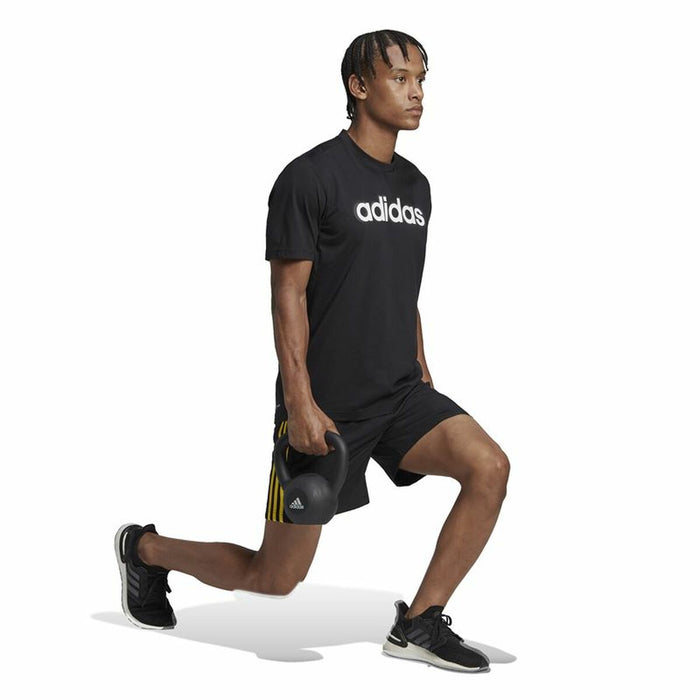 Pantaloni Scurți Sport pentru Bărbați Adidas Hiit 3S Negru 9"