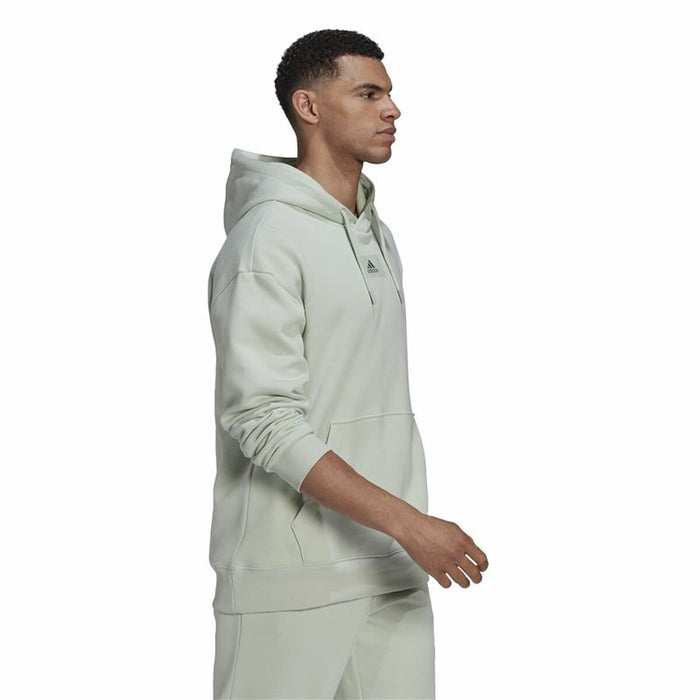 Hanorac cu Glugă Bărbați Adidas Essentials FeelVivid Verde deschis