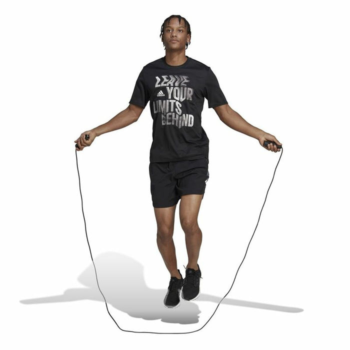 Tricou cu Mânecă Scurtă Bărbați Adidas HIIT Negru