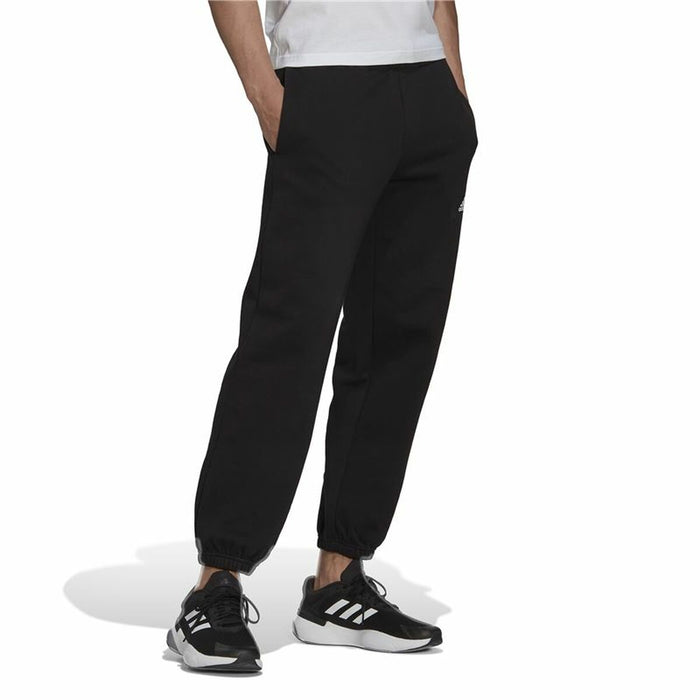 Pantaloni lungi de sport Adidas FeelVivid Negru Bărbați