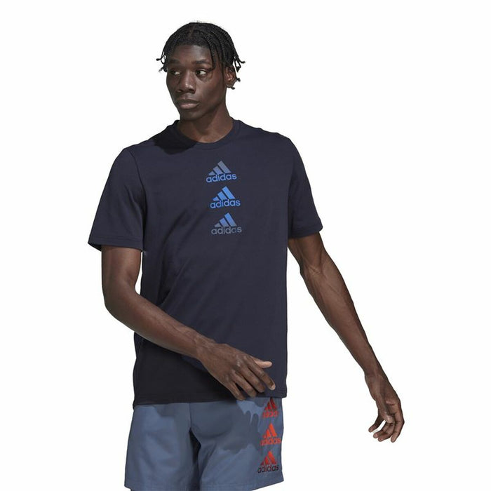 Tricou cu Mânecă Scurtă Bărbați Adidas Designed To Move Logo