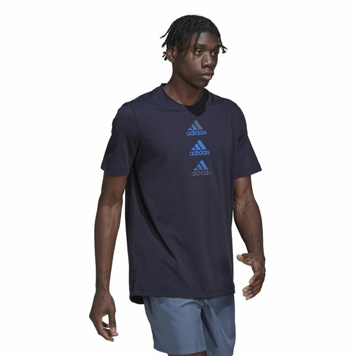 Tricou cu Mânecă Scurtă Bărbați Adidas Designed To Move Logo