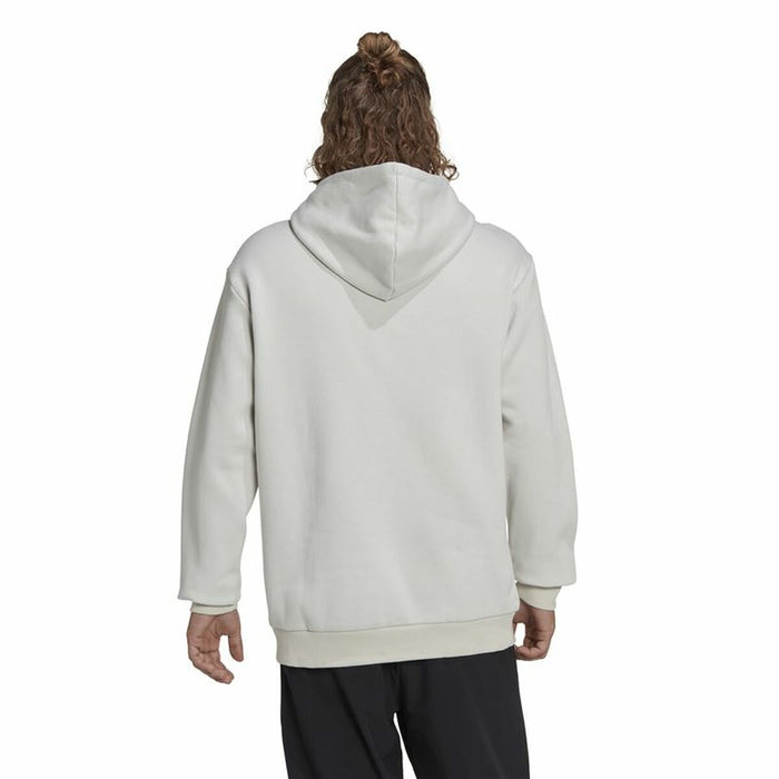 Hanorac cu Glugă Bărbați Adidas Essentials Giant Logo Gri