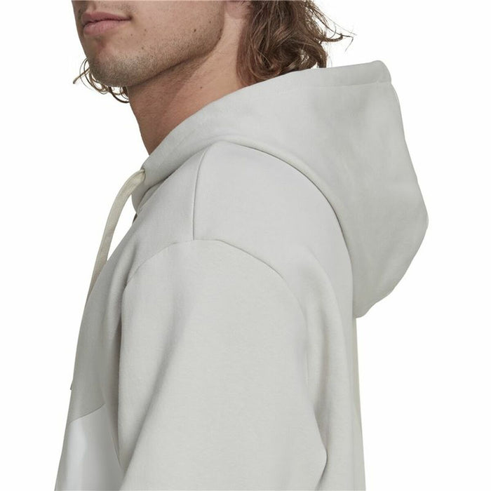 Hanorac cu Glugă Bărbați Adidas Essentials Giant Logo Gri