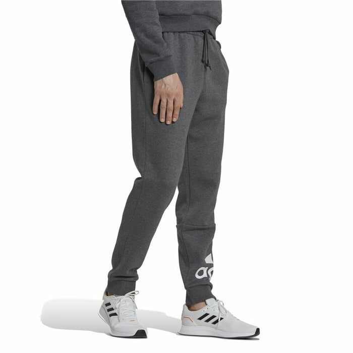 Pantaloni lungi de sport Adidas Essentials Gri închis Bărbați