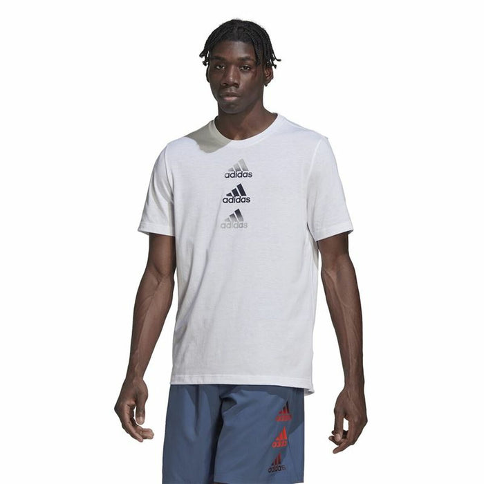 Tricou cu Mânecă Scurtă Bărbați Adidas Designed To Move Logo