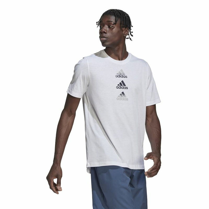 Tricou cu Mânecă Scurtă Bărbați Adidas Designed To Move Logo