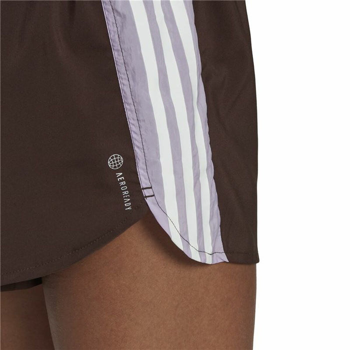 Pantaloni Scurți Sport pentru Damă Adidas Hyperglam Maro
