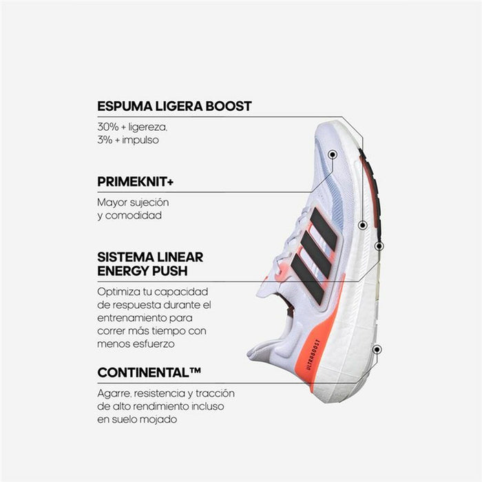 Încălțăminte de Running pentru Adulți Adidas Ultraboost Light Alb