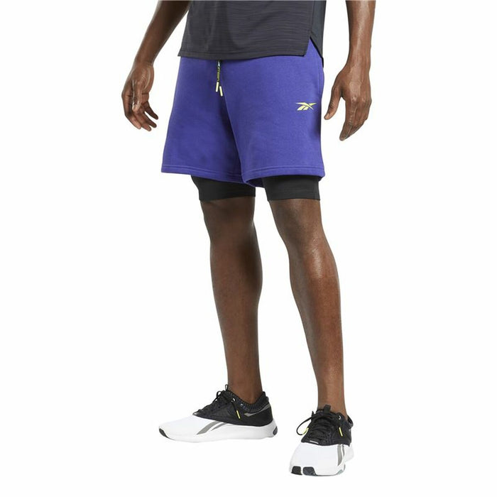 Pantaloni Scurți Sport pentru Bărbați Reebok Les Mills®  Mov