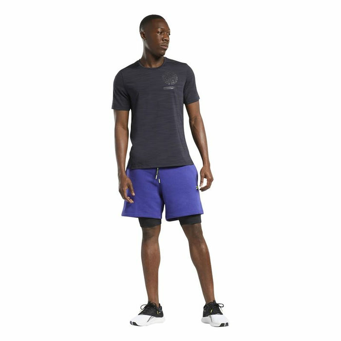 Pantaloni Scurți Sport pentru Bărbați Reebok Les Mills®  Mov