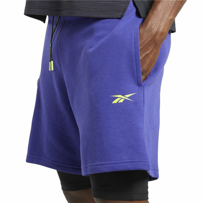 Pantaloni Scurți Sport pentru Bărbați Reebok Les Mills®  Mov