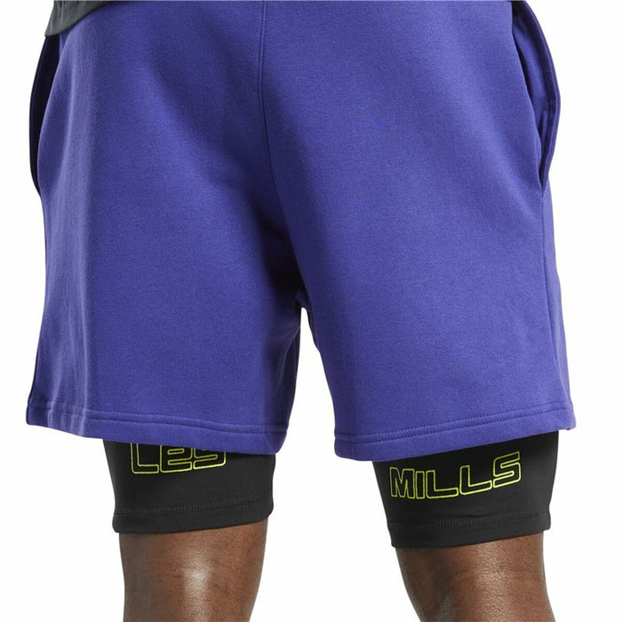 Pantaloni Scurți Sport pentru Bărbați Reebok Les Mills®  Mov