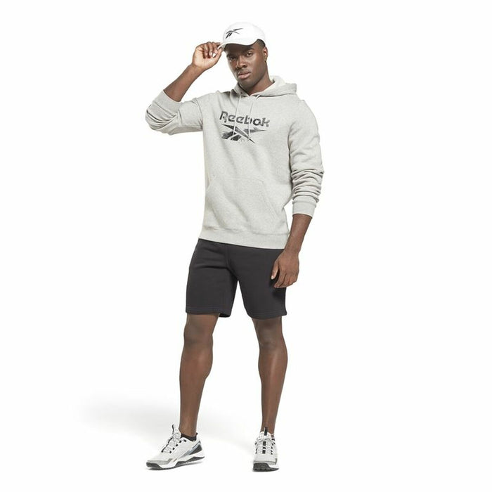 Hanorac cu Glugă Bărbați Reebok RI Modern Camo OTH Alb Gri