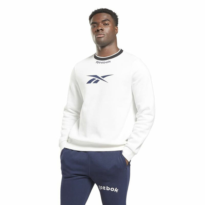 Hanorac pentru Copii Reebok Identity Arch Logo Alb