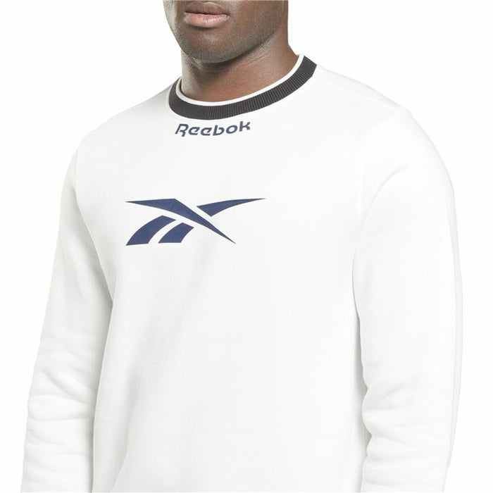 Hanorac pentru Copii Reebok Identity Arch Logo Alb