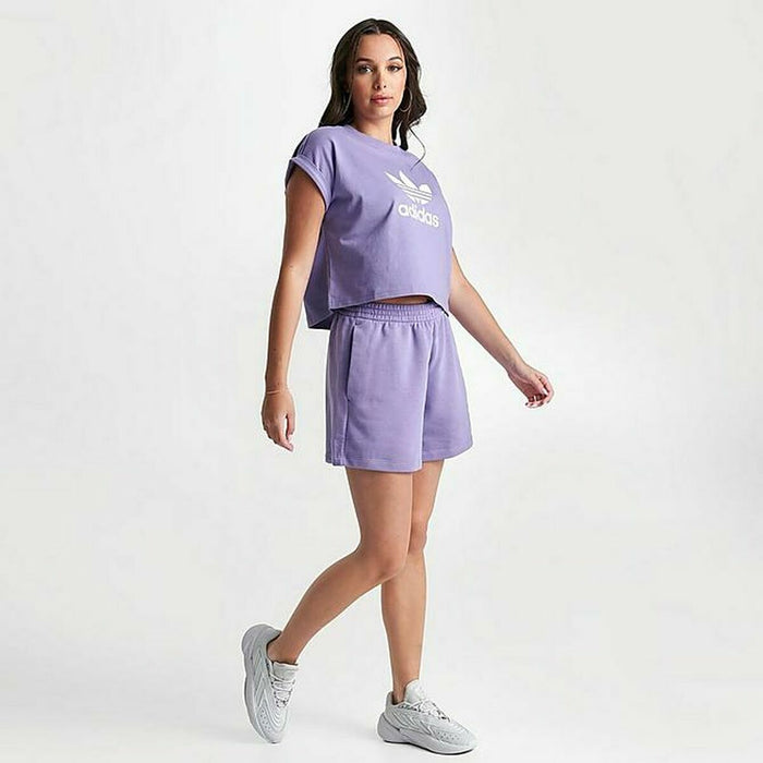 Pantaloni Scurți Sport pentru Damă Adidas IA6449  Mov