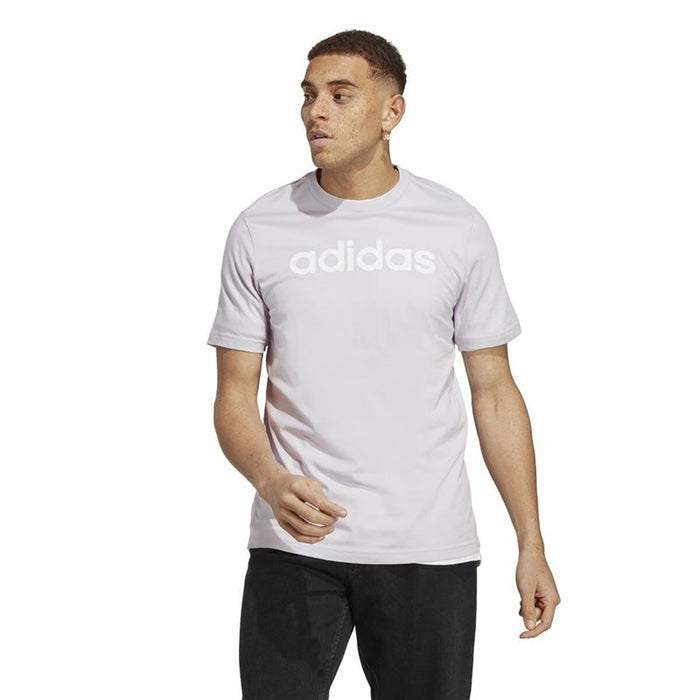 Tricou cu Mânecă Scurtă Bărbați Adidas Essentials Liliachiu