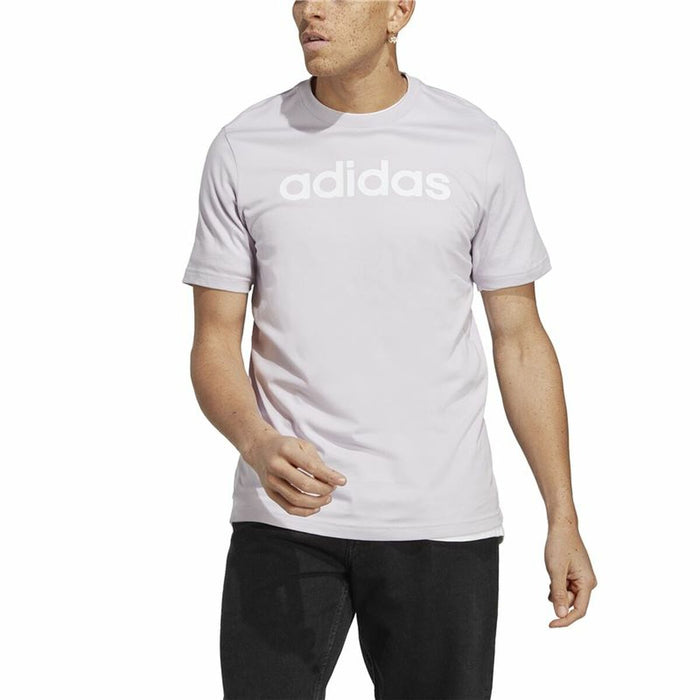 Tricou cu Mânecă Scurtă Bărbați Adidas Essentials Liliachiu