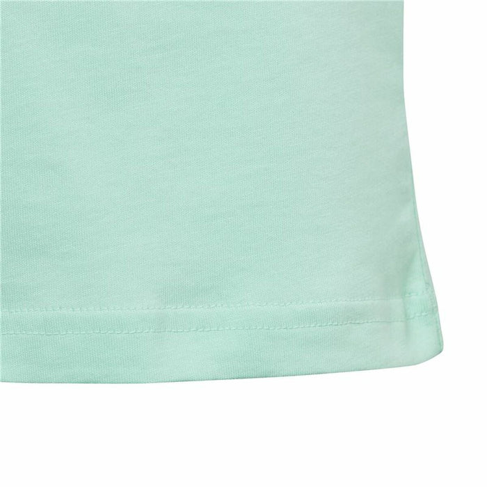 Tricou cu Mânecă Scurtă pentru Copii Adidas Linear Logo Verde Acvamarin