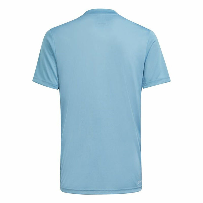 Tricou cu Mânecă Scurtă pentru Copii Adidas Training Essentials Albastru deschis