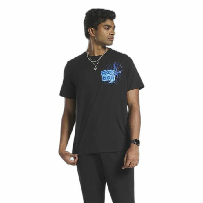 Tricou cu Mânecă Scurtă Bărbați Reebok Graphic Series Negru