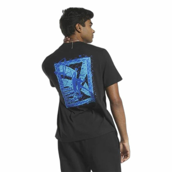 Tricou cu Mânecă Scurtă Bărbați Reebok Graphic Series Negru