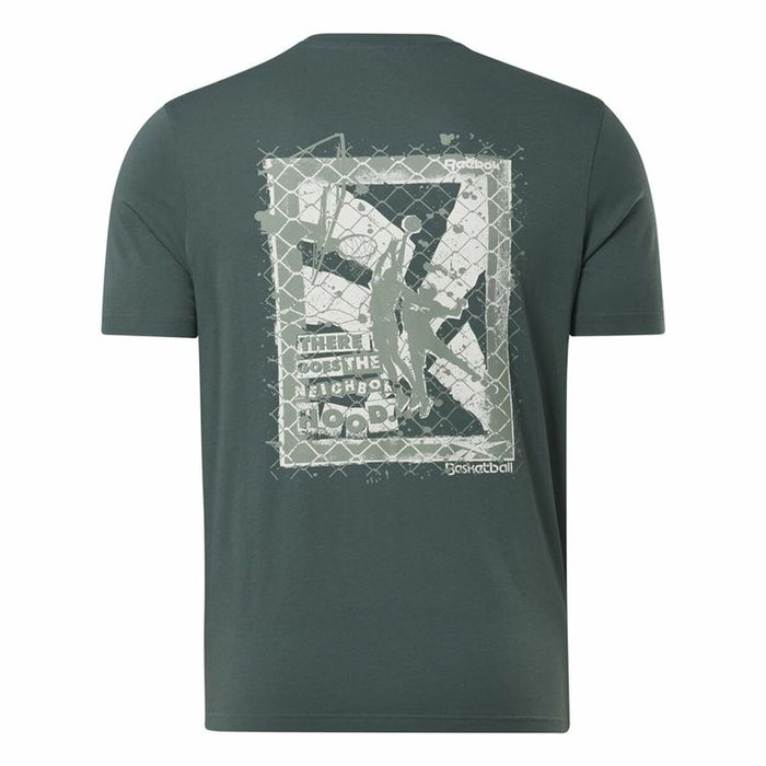 Tricou cu Mânecă Scurtă Bărbați Reebok Graphic Series Verde