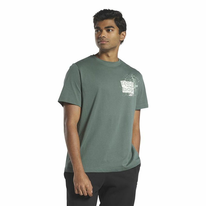 Tricou cu Mânecă Scurtă Bărbați Reebok Graphic Series Verde