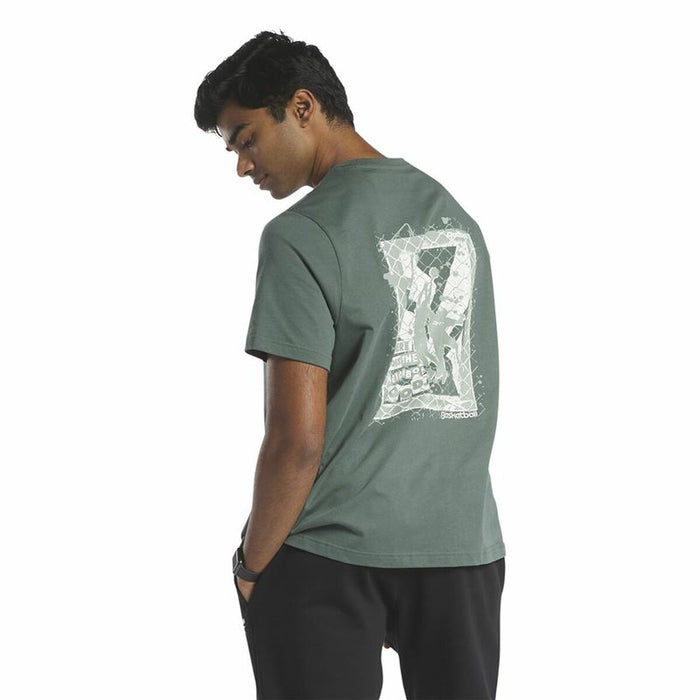 Tricou cu Mânecă Scurtă Bărbați Reebok Graphic Series Verde