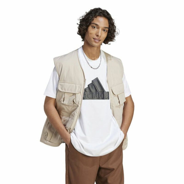 Tricou cu Mânecă Scurtă Bărbați Adidas FI BOS T IN1623 Alb