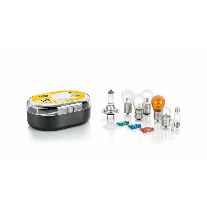 Kit de înlocuire a becurilor cu halogen Hella HEL8GJ002 11 Piese H7 12 V