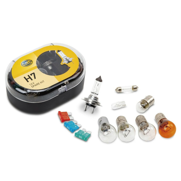 Kit de înlocuire a becurilor cu halogen Hella HEL8GJ002 11 Piese H7 12 V