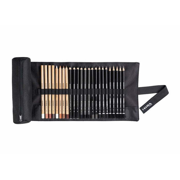 Set de Creioane LYRA Sketching Roll Husă rulabilă 24 Piese