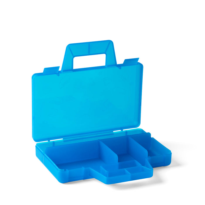 Cutie de sortare LEGO, Sorting Case To Go, albastră, 19 × 16 × 3,5 cm