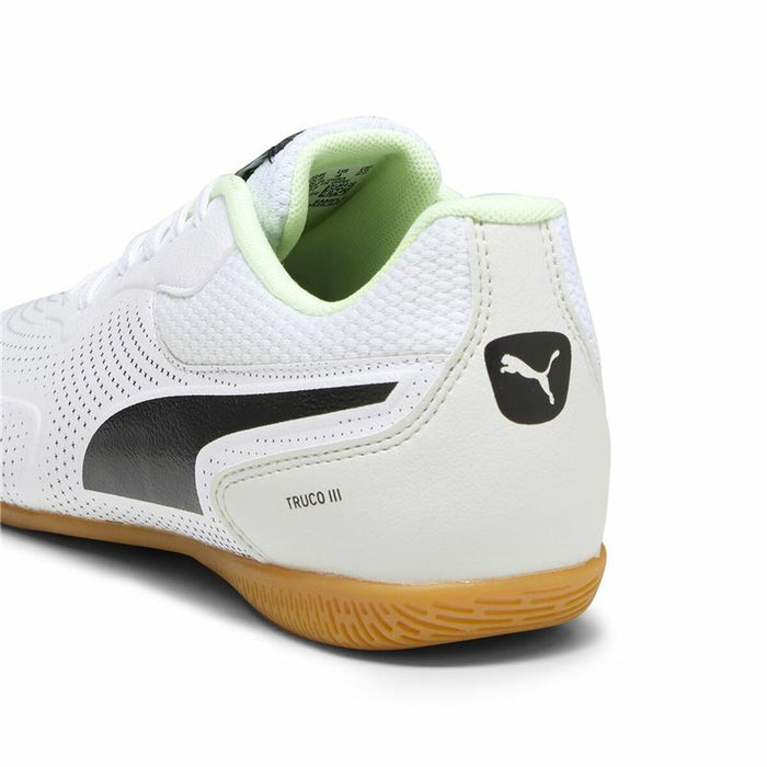 Ghete de Fotbal pentru Copii Puma Truco III Alb