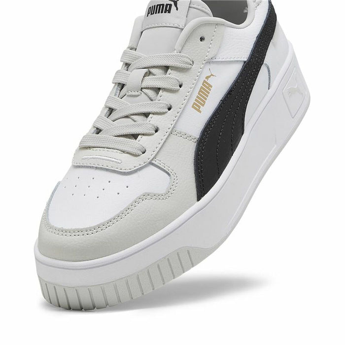Pantofi sport pentru femei Puma Carina Street Alb Gri