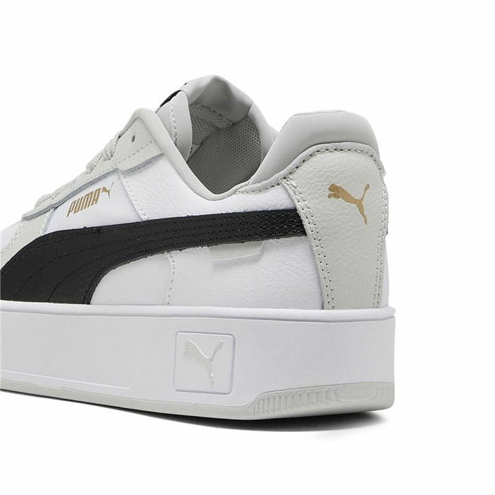 Pantofi sport pentru femei Puma Carina Street Alb Gri