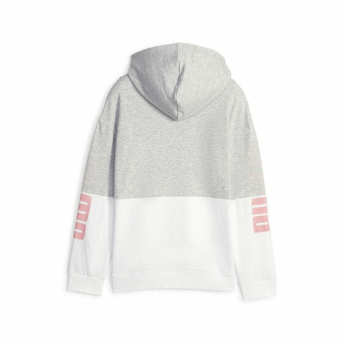 Hanorac pentru Copii Puma Power Colorblock Gri