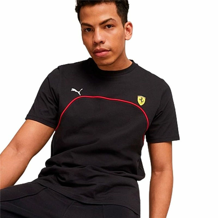 Tricou cu Mânecă Scurtă Bărbați Puma Ferrari Race Negru