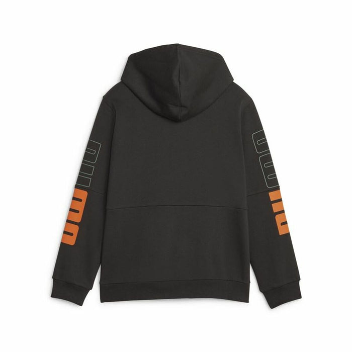 Hanorac pentru Copii Puma Power Colorblock Negru
