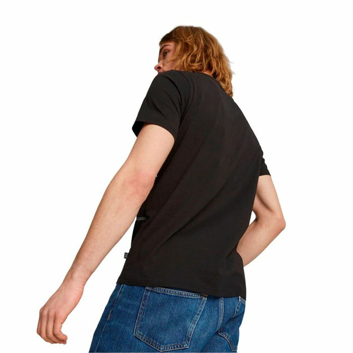 Tricou cu Mânecă Scurtă Bărbați Puma Graphics Big Negru