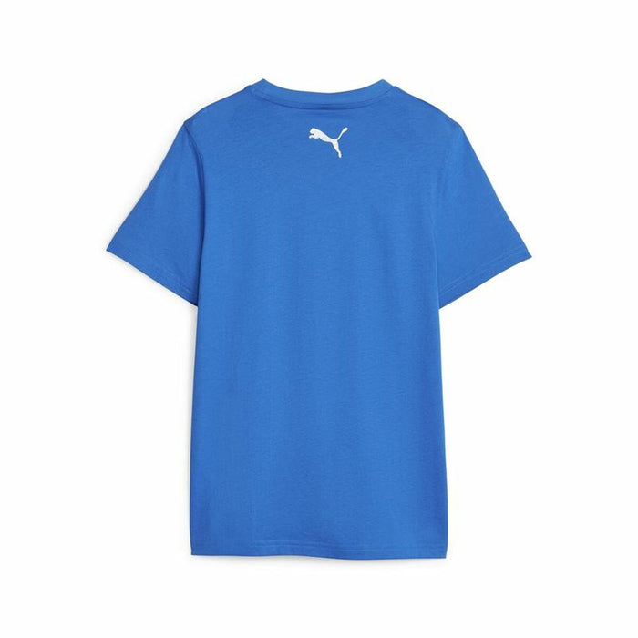 Tricou cu Mânecă Scurtă pentru Copii Puma Active Sports Graphic Albastru