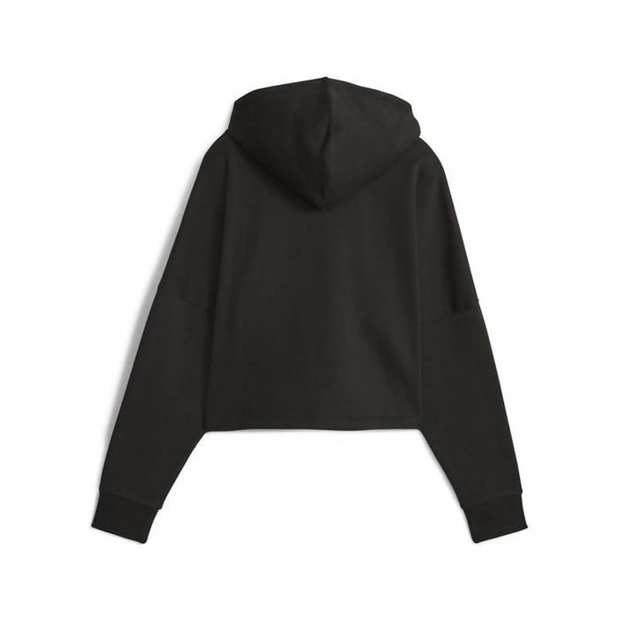 Hanorac pentru Copii Puma Ess Logo Croppedo Negru