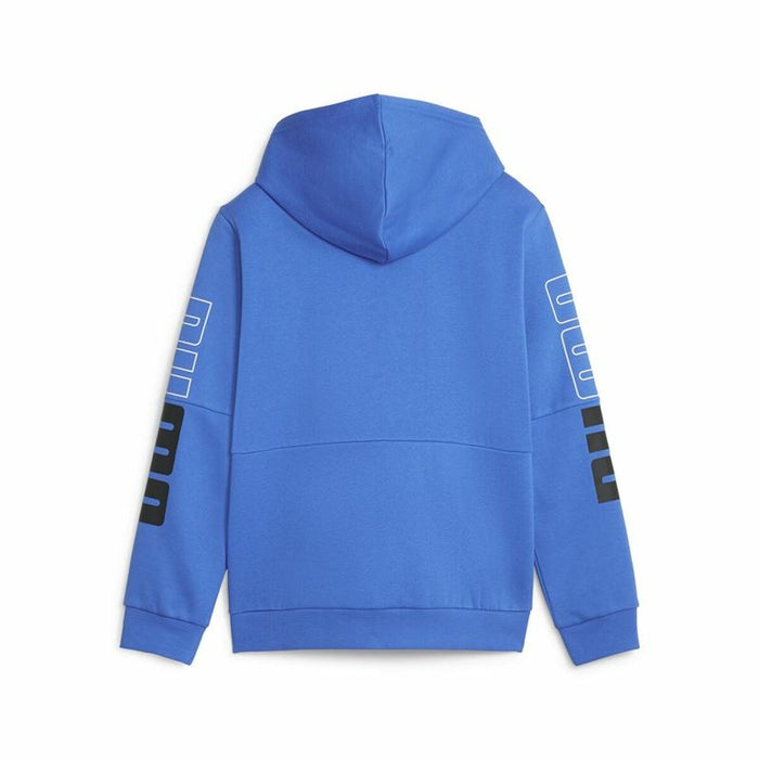 Hanorac pentru Copii Puma Power Colorblock Albastru