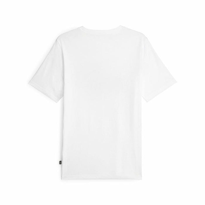 Tricou cu Mânecă Scurtă Bărbați Puma Graphiccs No. 1 Logo Alb