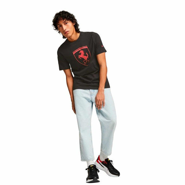 Tricou cu Mânecă Scurtă Bărbați Puma Ferrari Race Tonal B Negru