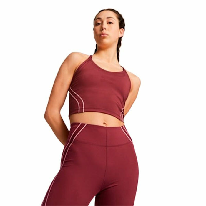 Tricou cu Bretele Damă Puma Studio Ultrabare Cro Maro