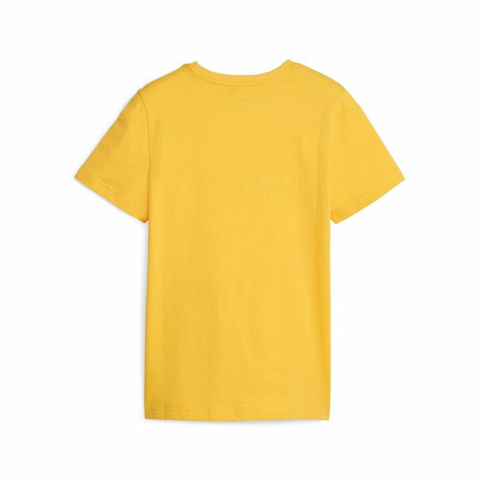Tricou cu Mânecă Scurtă pentru Copii Puma Ess+ 2 Col Logo Galben